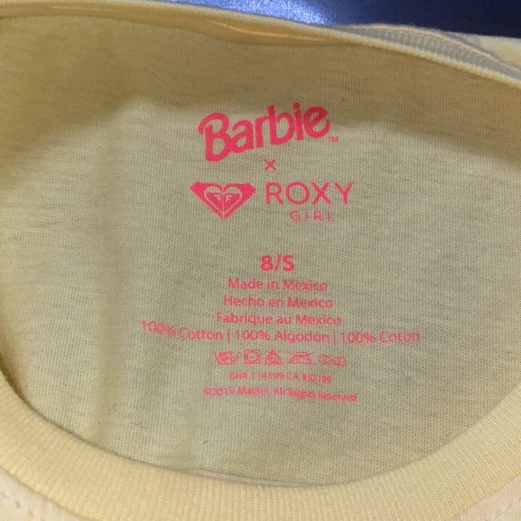NWT Barbie™ x ROXY Retro T-Shirt for Girls - Picture 11 of 12